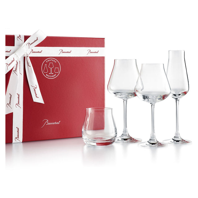 Baccarat Chateau Baccarat Degustation Set with packaging box
