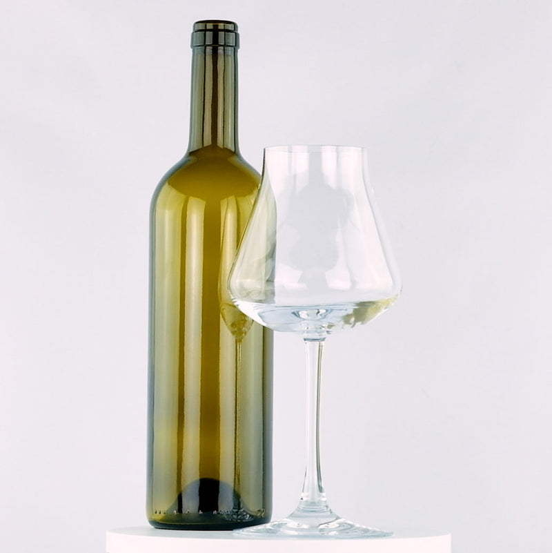  next to a red wine bottle