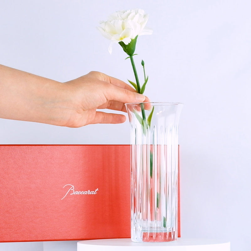 Baccarat Flora Biseau Vase