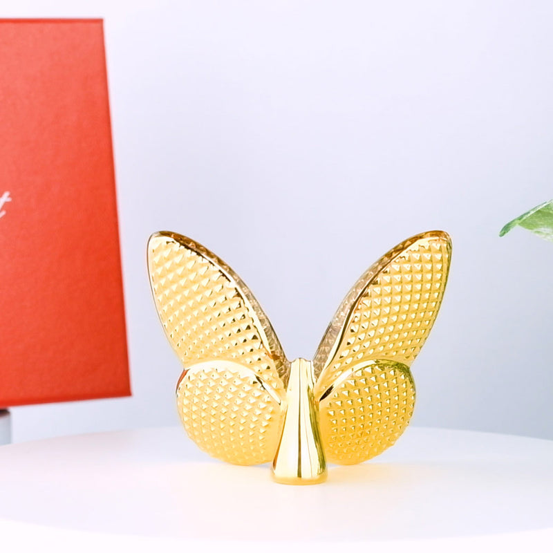 Baccarat Papillon Lucky Diamond Gold