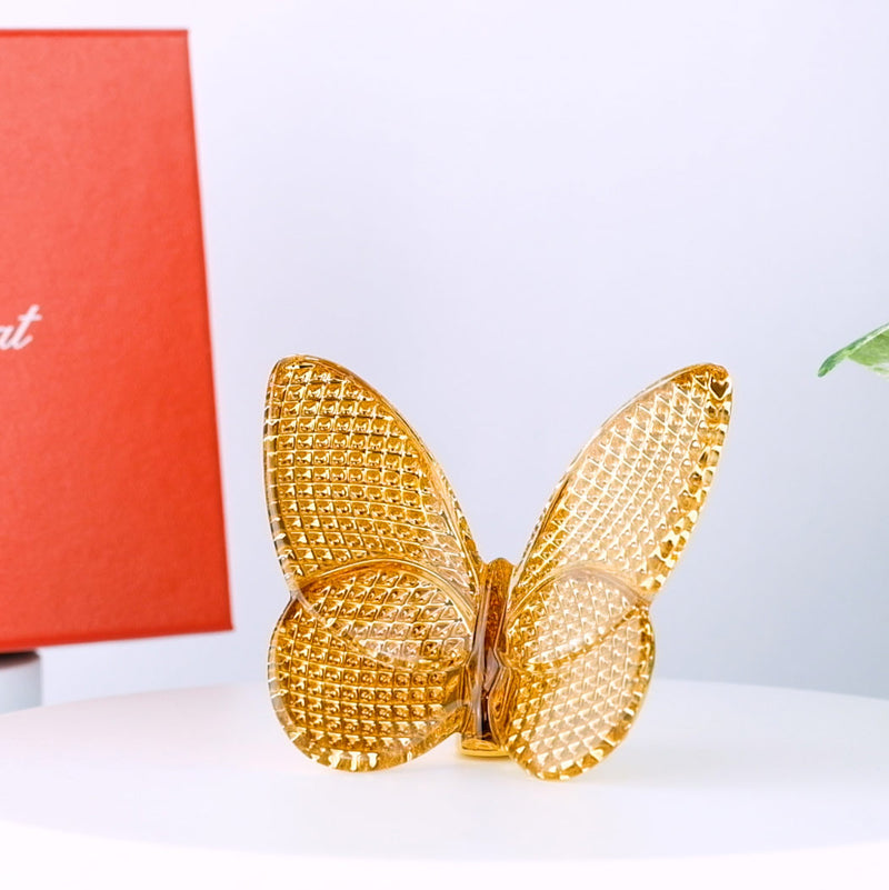 Baccarat Papillon Lucky Diamond Gold
