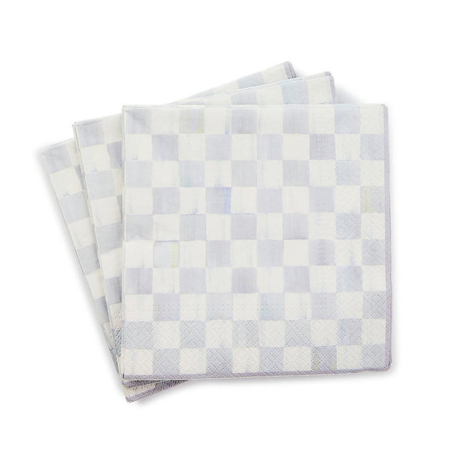 Mackenzie-Childs Sterling Check Luncheon Paper Napkins