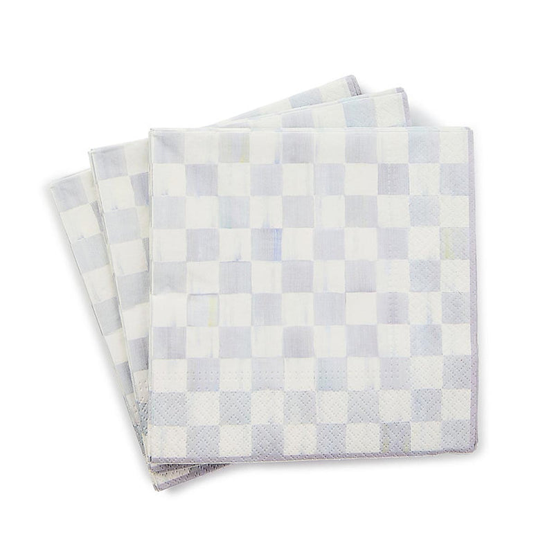 Mackenzie-Childs Sterling Check Luncheon Paper Napkins