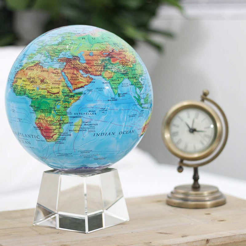 MOVA Blue with Relief Map 8.5 Inch Globe