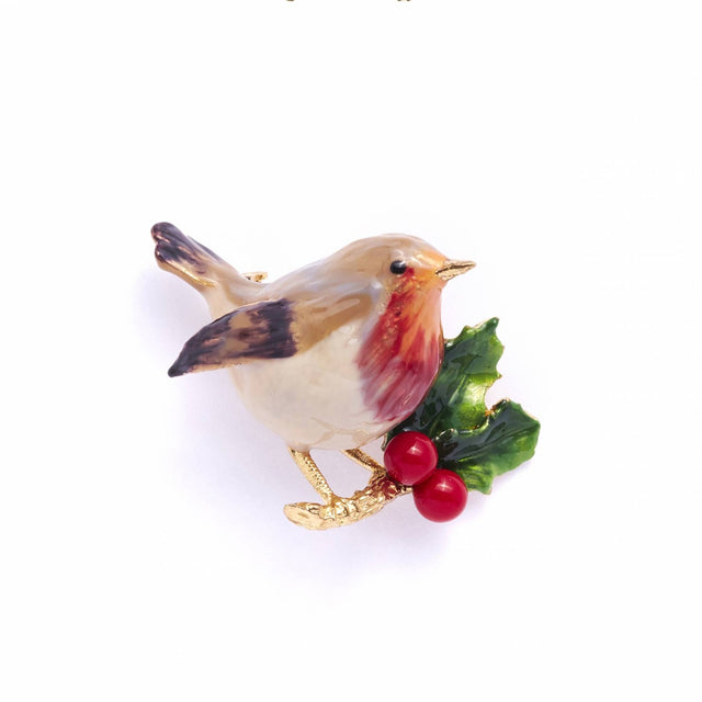 Bill Skinner Robin Brooch
