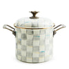 Mackenzie-Childs Sterling Check 7 Qt. Stockpot