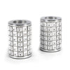 Mackenzie-Childs Studded Candle Holders, Silver, Set of 2