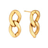 Amori Chains Earrings, Gold
