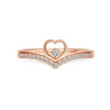 Amori Cherish Ring, Rose Gold, Size 6