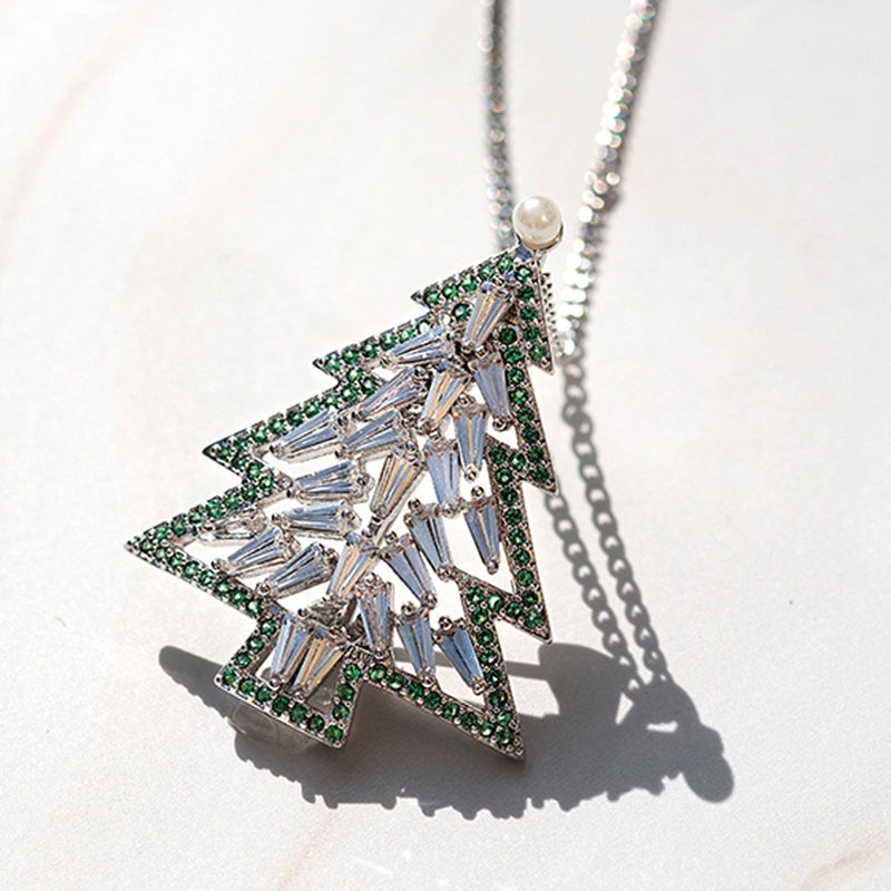 Amori Christmas Tree Necklace / Brooch #7