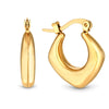 Amori Clip Earrings, Gold