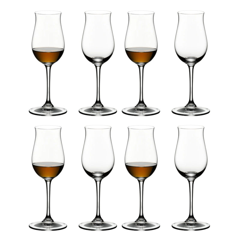 Riedel Vinum Bar Cognac Hennessy Glasses, Set of 8