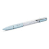 Swarovski Crystal Society Crystalline ballpoint pen, Blue, Chrome plated