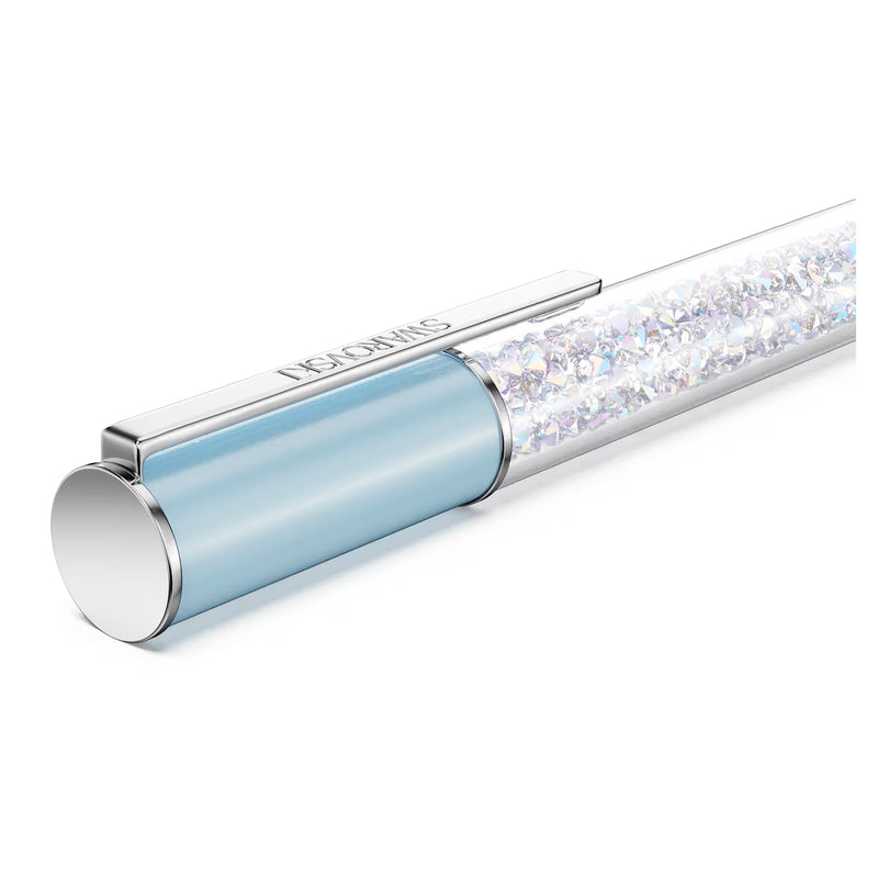 Swarovski Crystal Society Crystalline ballpoint pen, Blue, Chrome plated