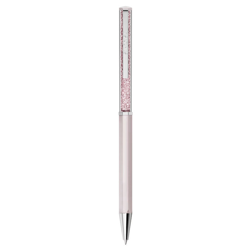 Swarovski Crystalline ballpoint pen, Pink lacquered, Chrome plated
