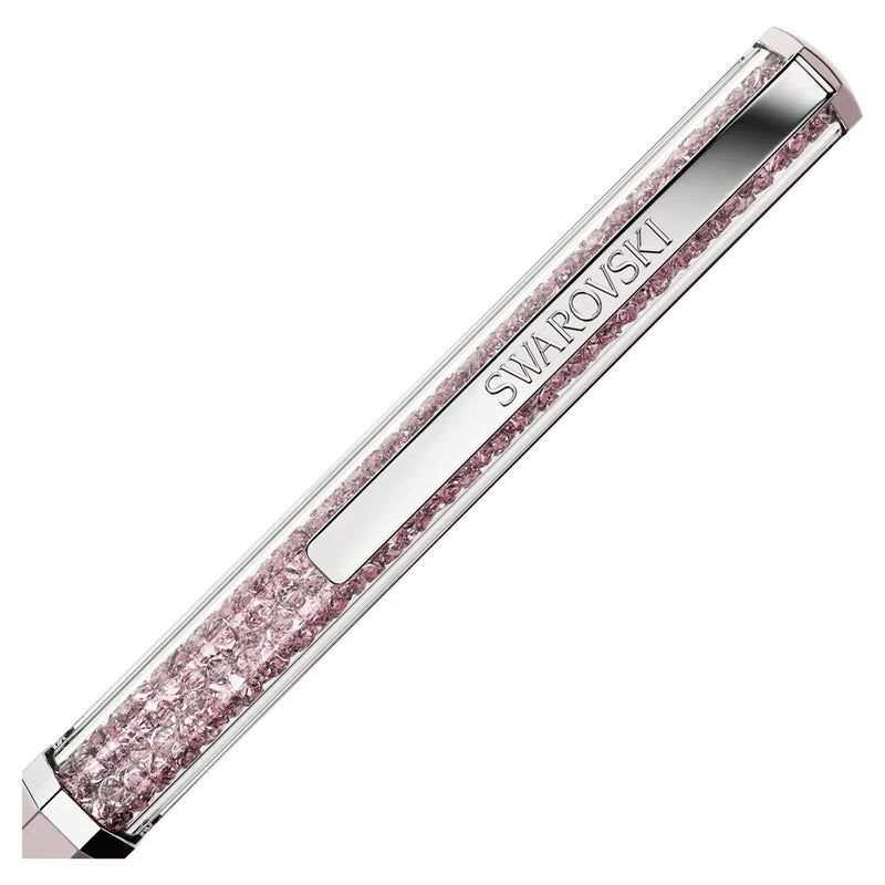 Swarovski Crystalline ballpoint pen, Pink lacquered, Chrome plated