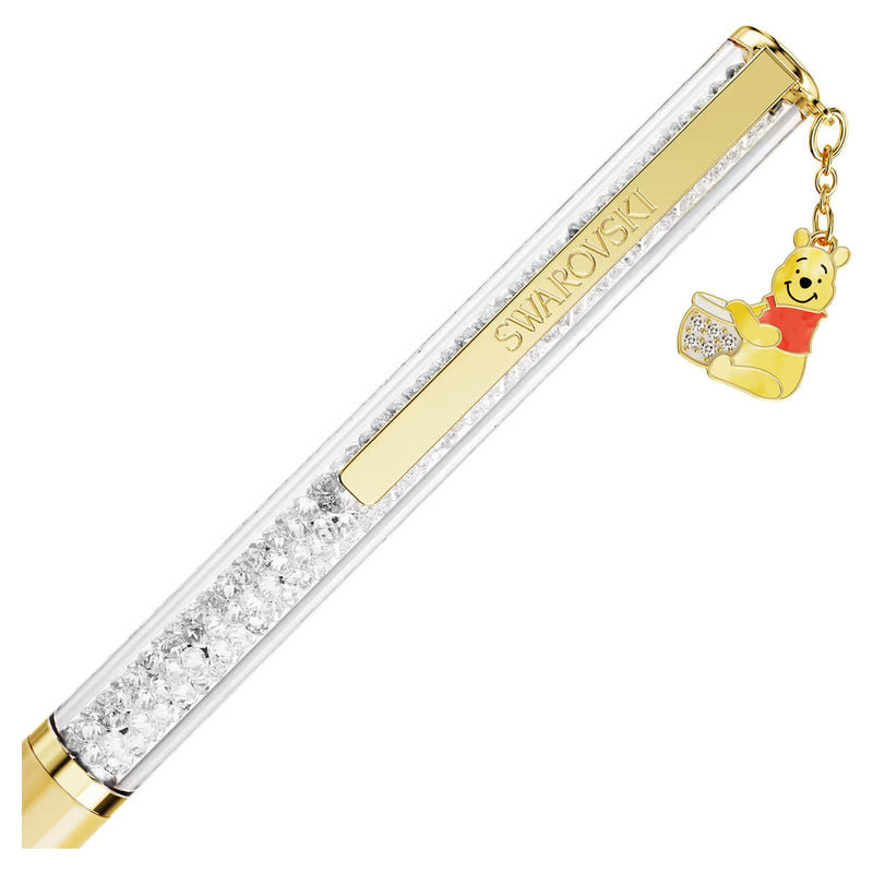 Swarovski Crystalline ballpoint pen, Winnie the Pooh, Yellow lacquered, gold-tone plated