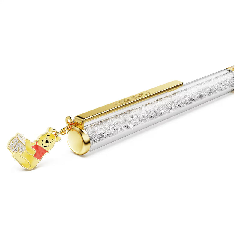 Swarovski Crystalline ballpoint pen, Winnie the Pooh, Yellow lacquered, gold-tone plated