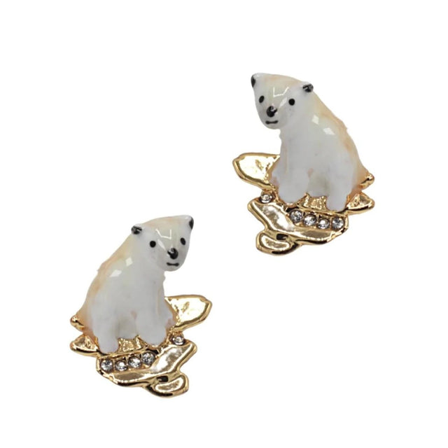 Bill Skinner Polar Bear Studs