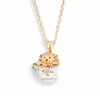 Bill Skinner Hedgehog Tea Cup Necklace