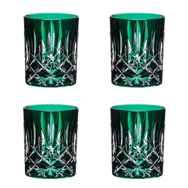 Riedel Laudon Dark Green Tumblers, Set of 4