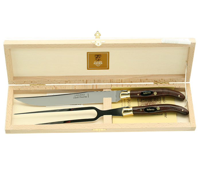 Laguiole Bread Knife, Exotic Wood, by Claude Dozorme – David