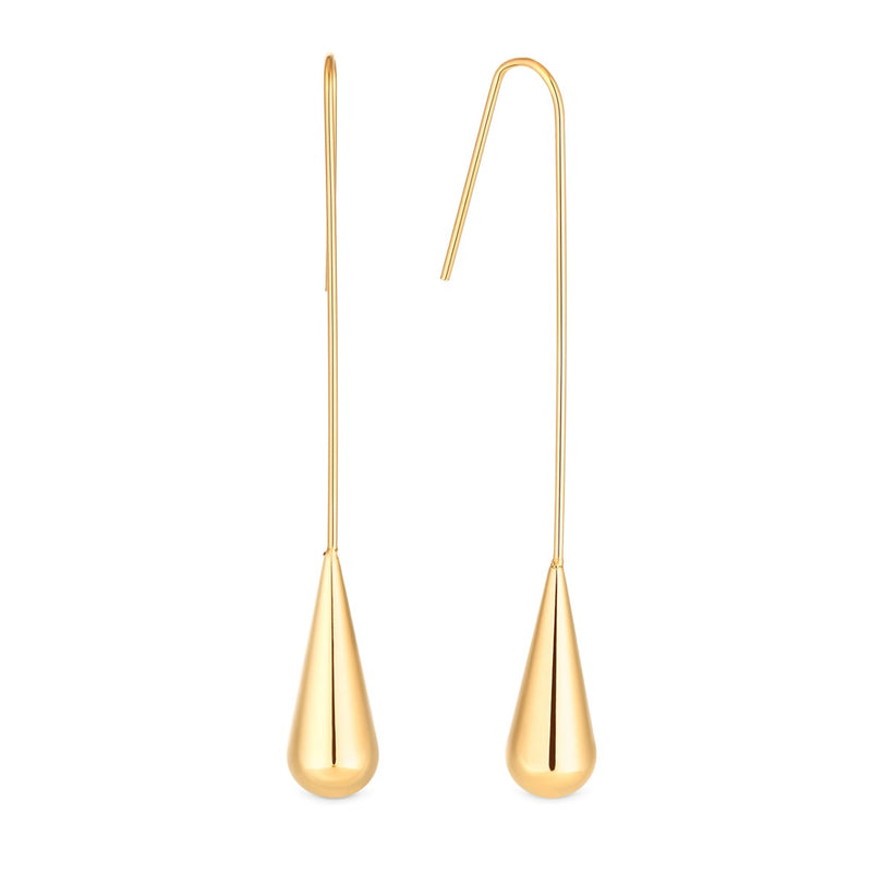 Amori Drip Earrings, Gold
