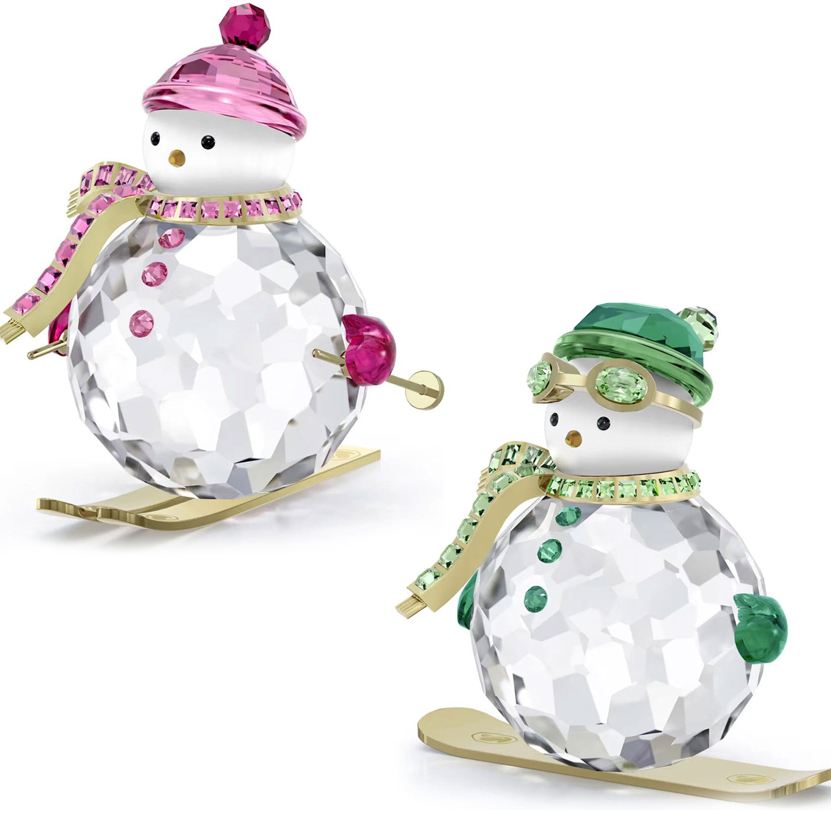 Swarovski Dulcis Snowman Set – David Shuttle Ltd