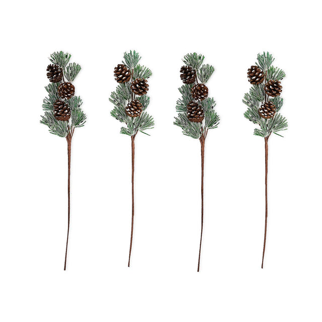 Mackenzie-Childs Pinecone Beaded Stems, Set of 4
