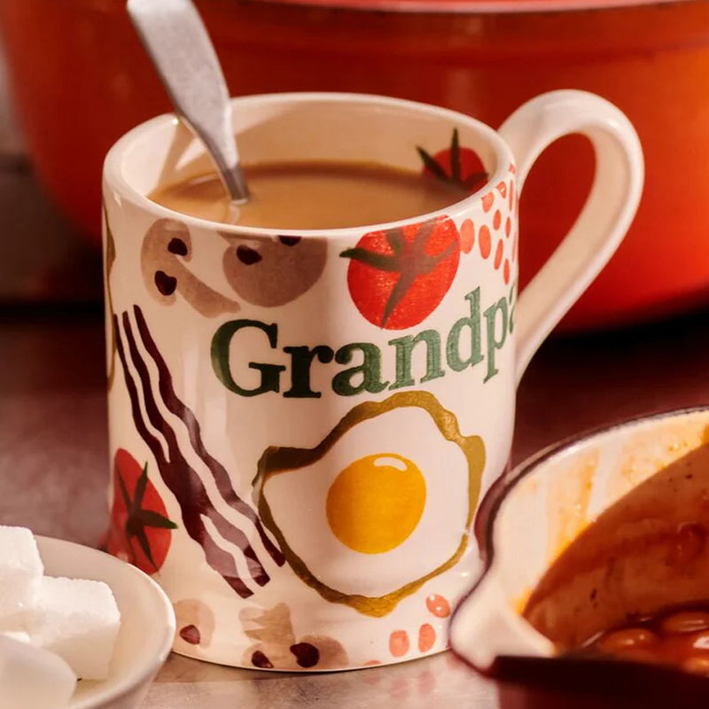 Emma Bridgewater Breakfast Grandpa 1/2 Pint Mug