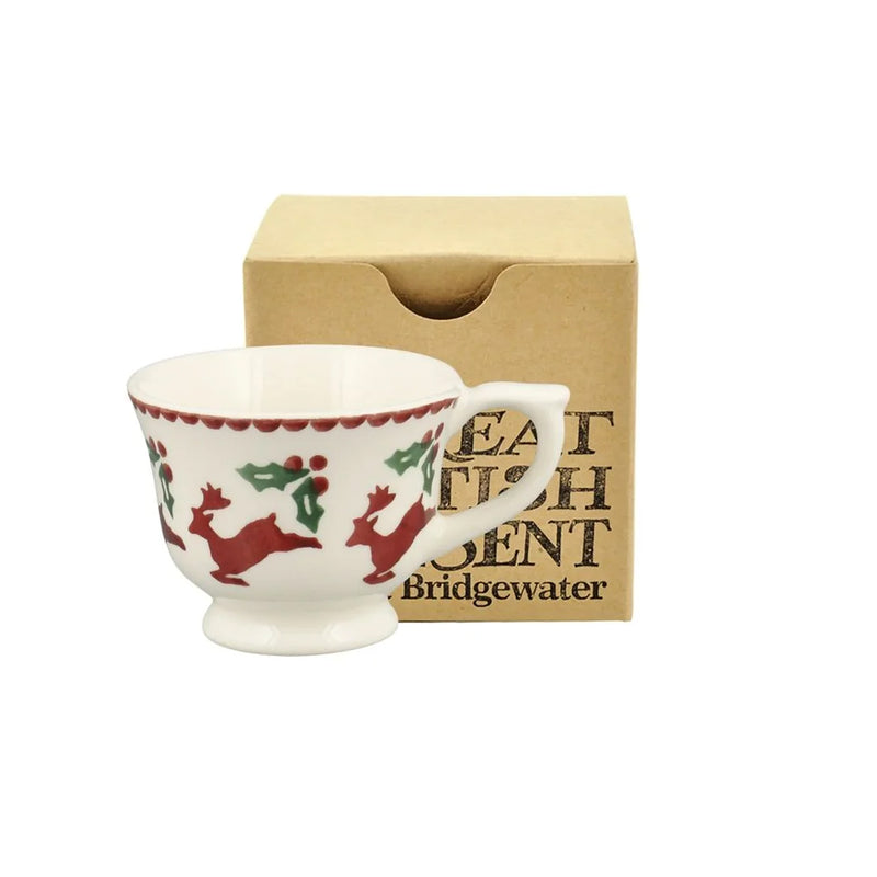 Emma Bridgewater Reindeer Tiny Teacup Decoration (Boxed)