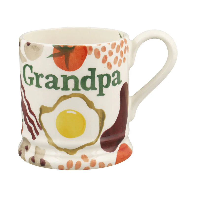 Emma Bridgewater Breakfast Grandpa 1/2 Pint Mug