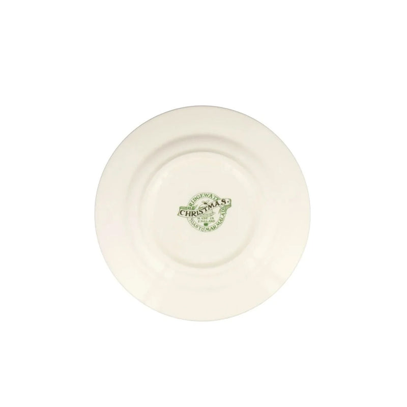 Emma Bridgewater Christmas Toast & Marmalade Crackers Small Side Plate, 6.5 Inch