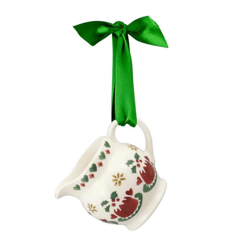 Emma Bridgewater Christmas Pudding Tiny Jug Decoration (Boxed)