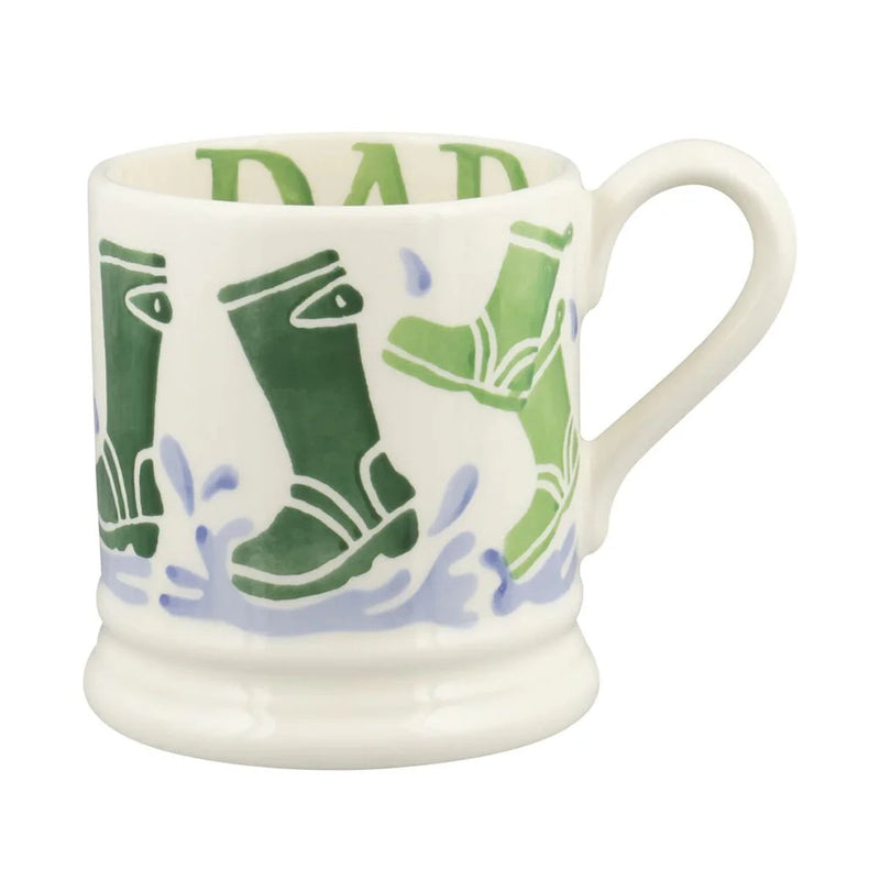 Emma Bridgewater Wellies Dad 1/2 Pint Mug