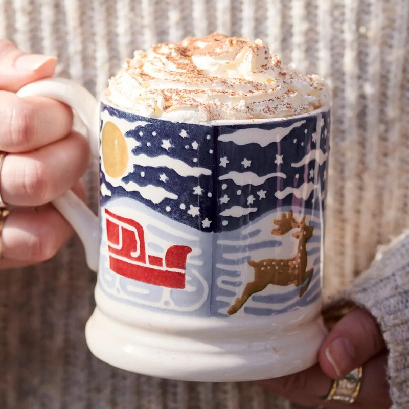 Emma Bridgewater Christmas Icons Deer 1/2 Pint Mug
