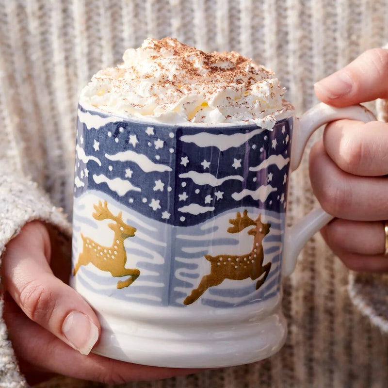 Emma Bridgewater Christmas Icons Deer 1/2 Pint Mug