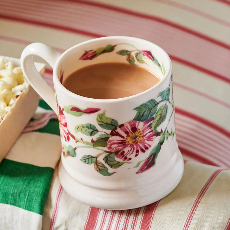 Emma Bridgewater Rosa Mundi 1/2 Pint Mug