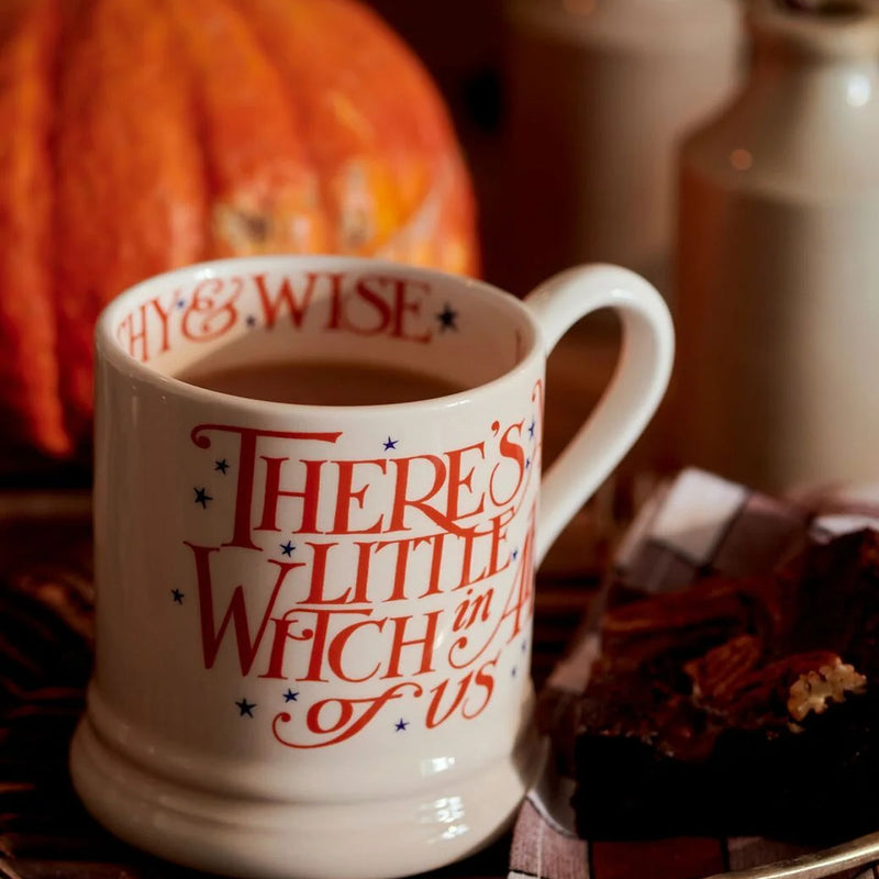 Emma Bridgewater Halloween Toast Little Witch 1/2 Pint Mug