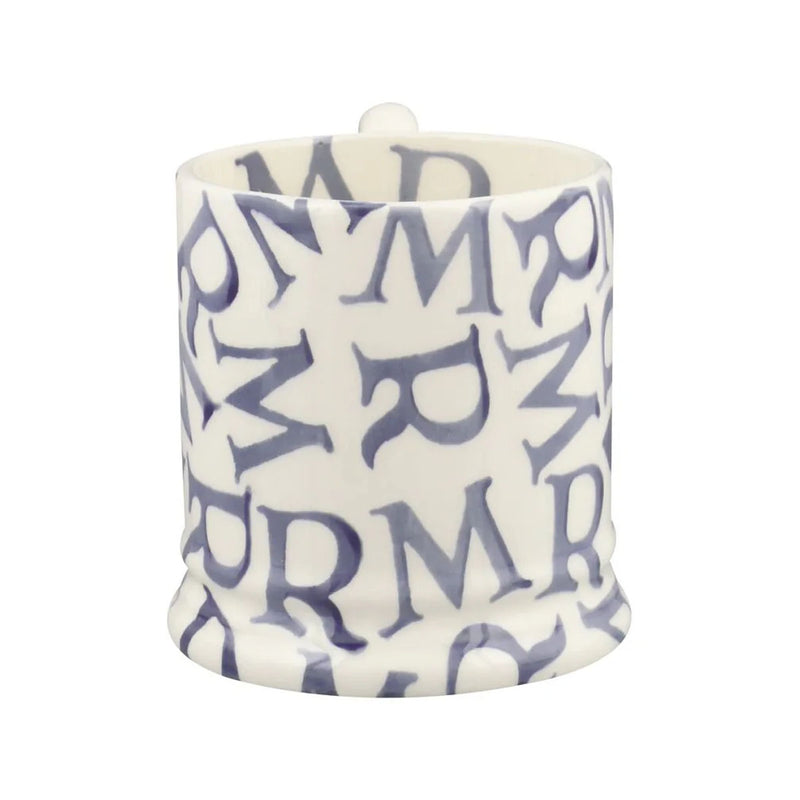 Emma Bridgewater M.R Blue 1/2 Pint Mug