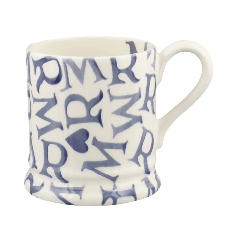 Emma Bridgewater M.R Blue 1/2 Pint Mug