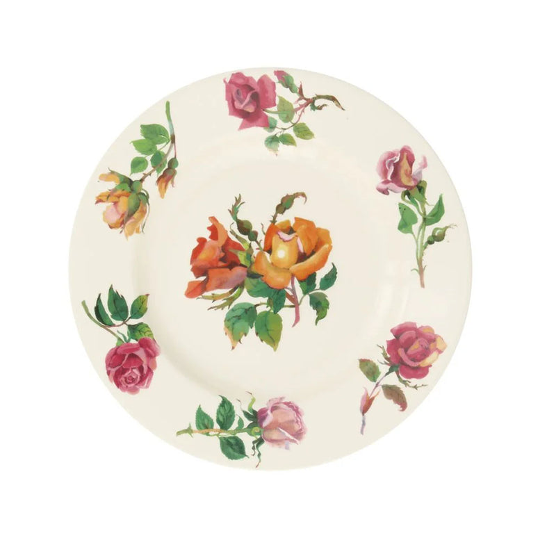 Emma Bridgewater Granny's Roses Medium Dinner Plate, 8.5 Inch