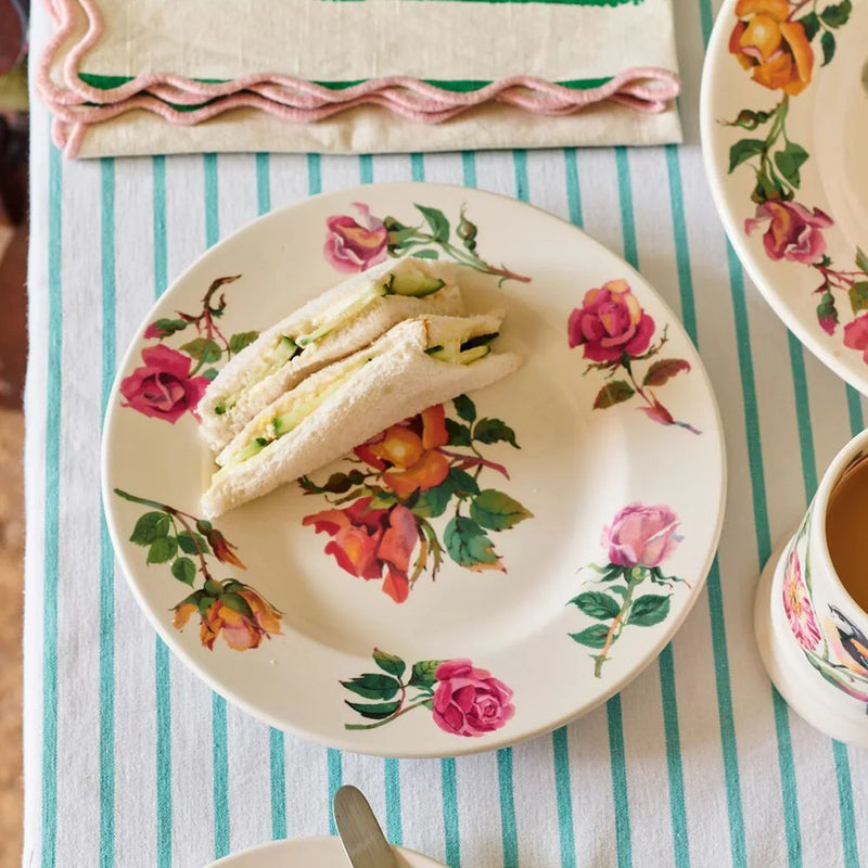 Emma Bridgewater Granny's Roses Medium Dinner Plate, 8.5 Inch