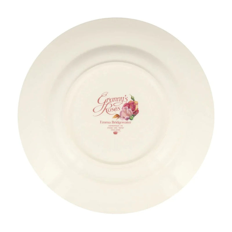 Emma Bridgewater Granny's Roses Large Dinner Plate, 10.5 Inch