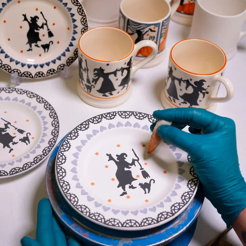 Emma Bridgewater Dancing Witches Small Side Plate, 6.5 Inch