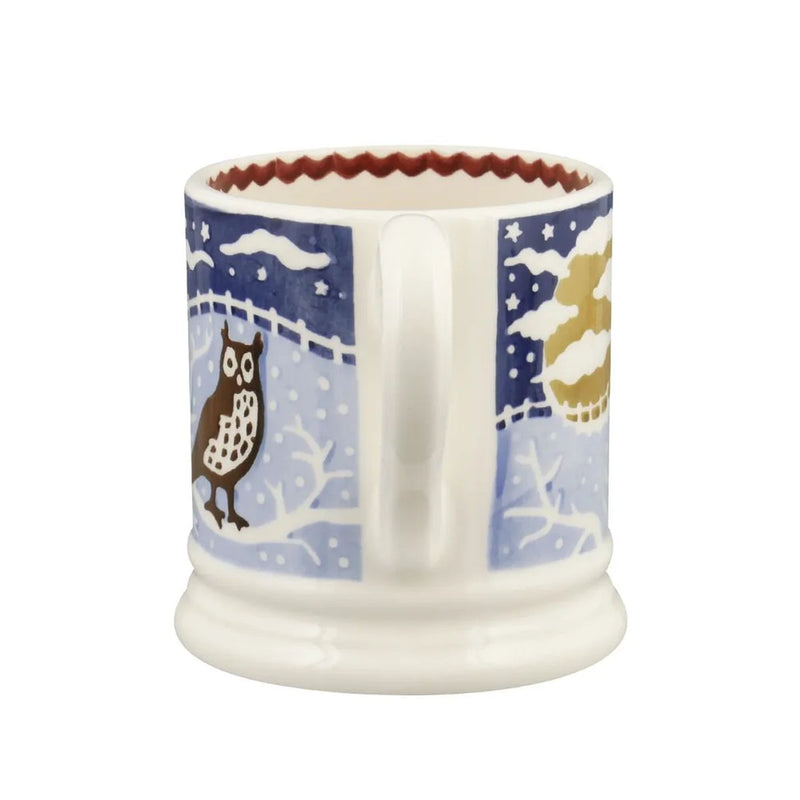 Emma Bridgewater Christmas Icons Owl 1/2 Pint Mug
