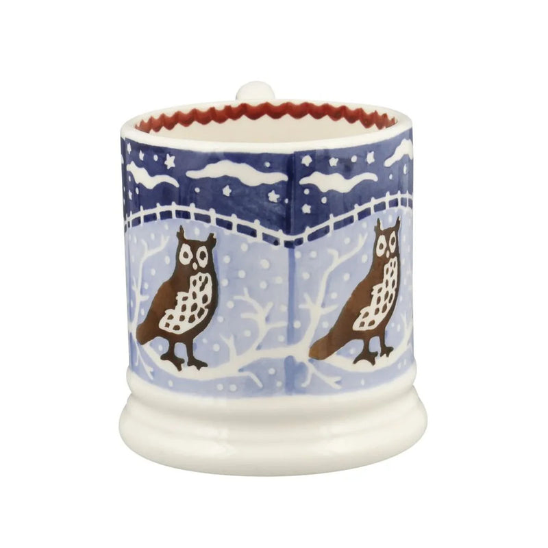 Emma Bridgewater Christmas Icons Owl 1/2 Pint Mug