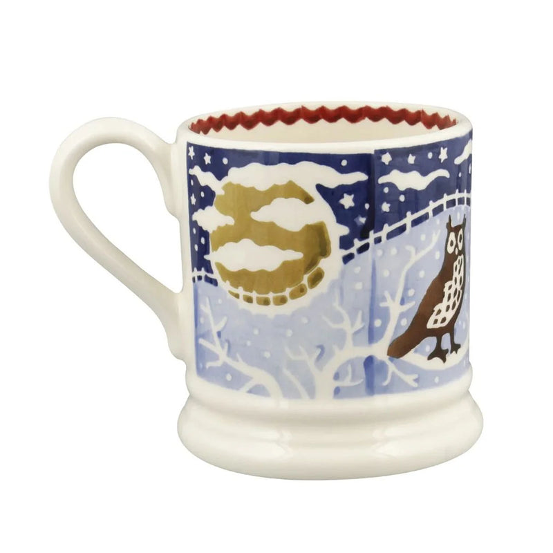 Emma Bridgewater Christmas Icons Owl 1/2 Pint Mug