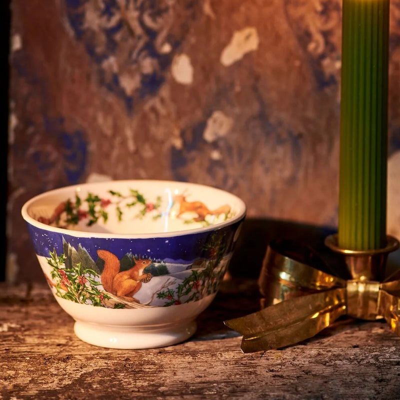 Emma Bridgewater Midnight Squirrel Small Old Bowl