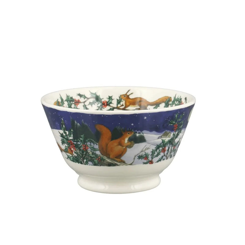 Emma Bridgewater Midnight Squirrel Small Old Bowl